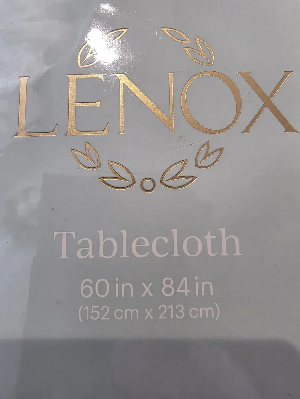 Lenox Bouquet Ribbon Tablecloth - Multicolored Floral - 60x84